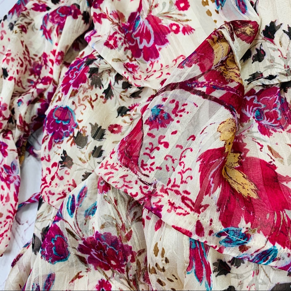 🚫KEEPING IT🚫🌺NWT🤩 |•FREE PEOPLE•| Size Small Flirty, Floral Dress🌺 - Picture 7 of 13